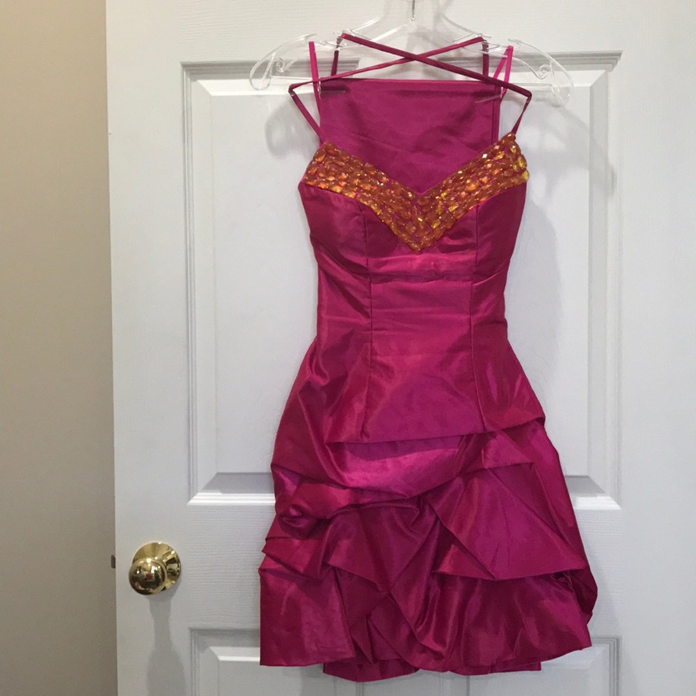 Fuschia Dress by Ronny Bodarth